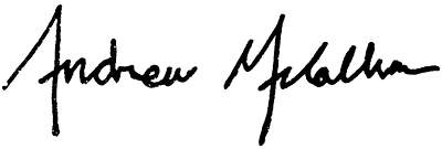 Andrew's signature